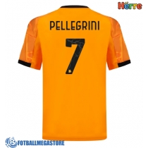 Fotballdrakt Herre AS Roma Lorenzo Pellegrini #7 Bortedrakt 2025-26 Kortermet